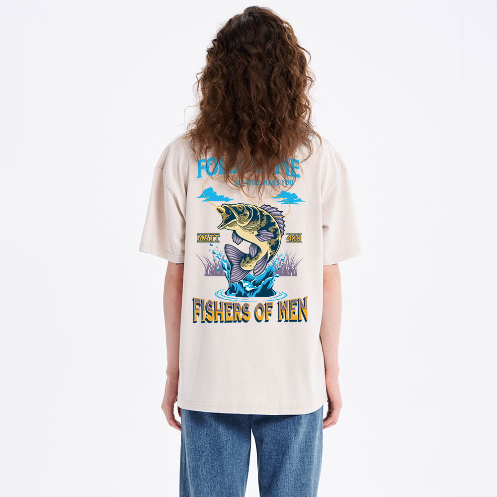 Fishers Of Men Christian Washed T-Shirt