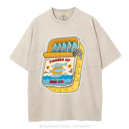 Fishers Of Men Christian Washed T-Shirt