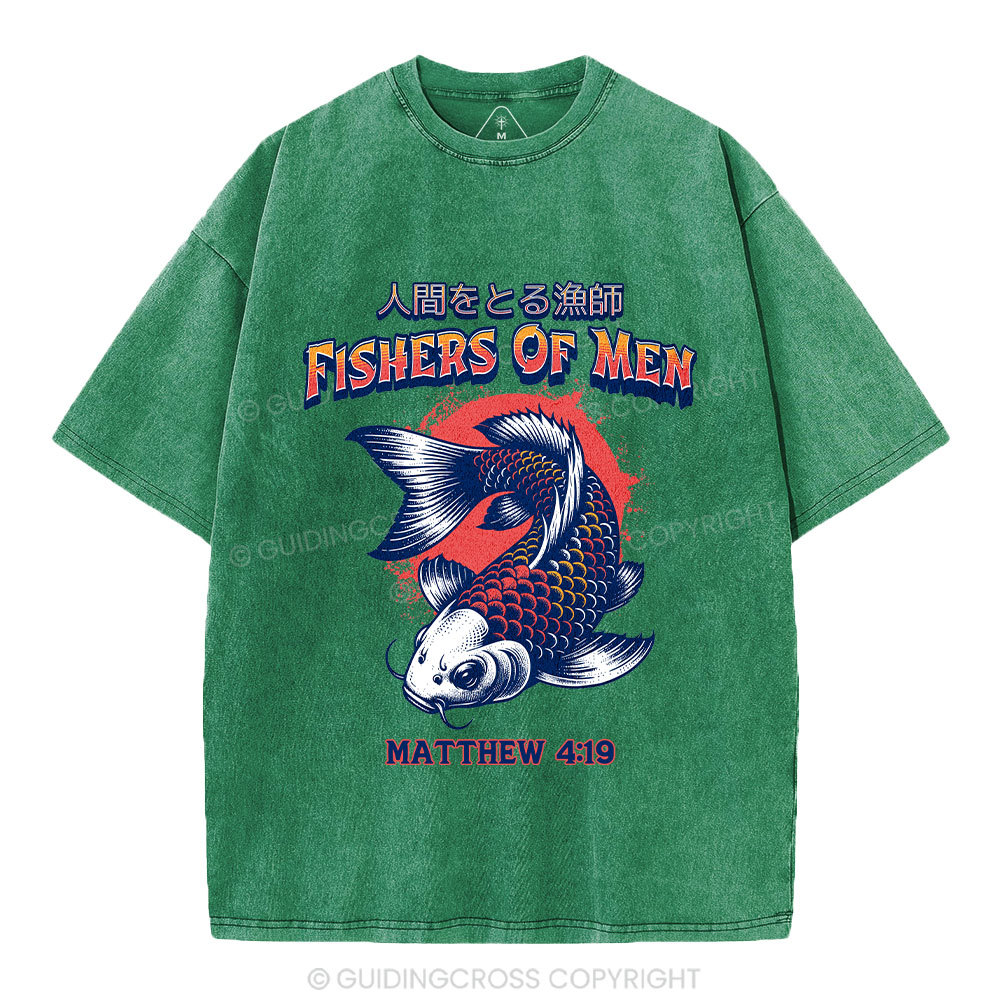 Fishers Of Men Christian Washed T-Shirt