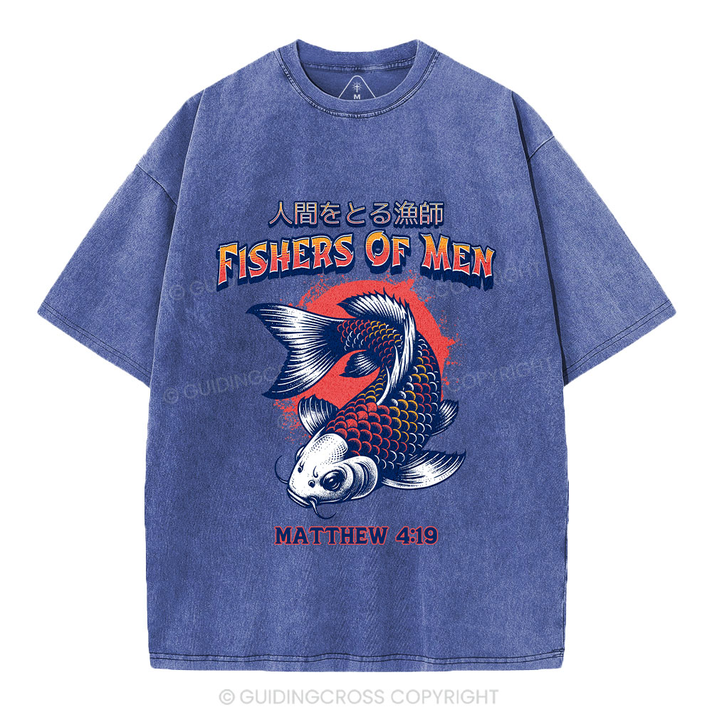 Fishers Of Men Christian Washed T-Shirt