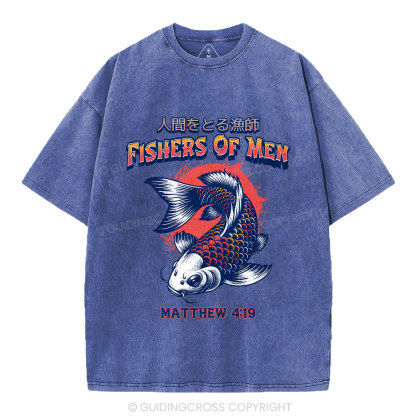 Fishers Of Men Christian Washed T-Shirt