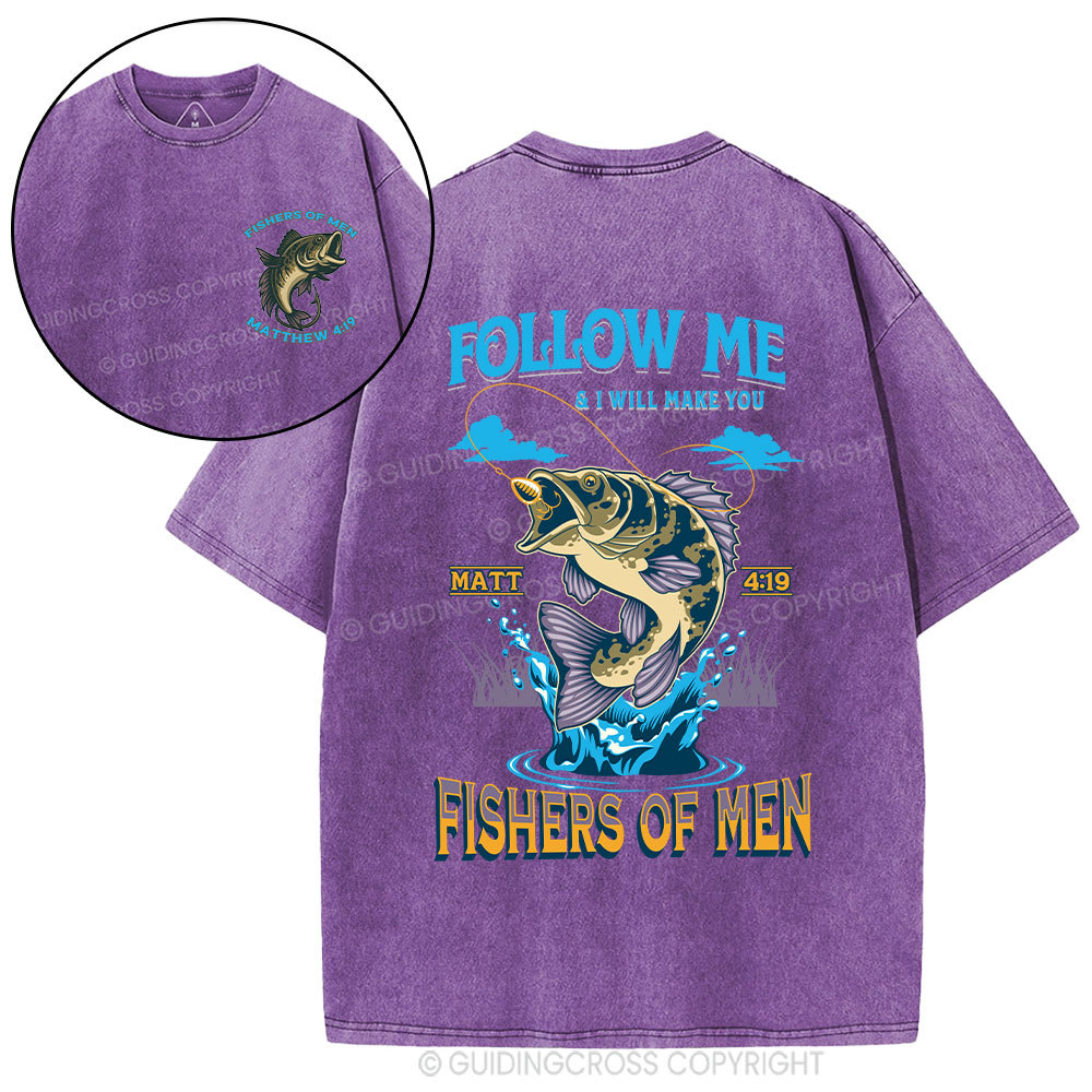 Fishers Of Men Christian Washed T-Shirt