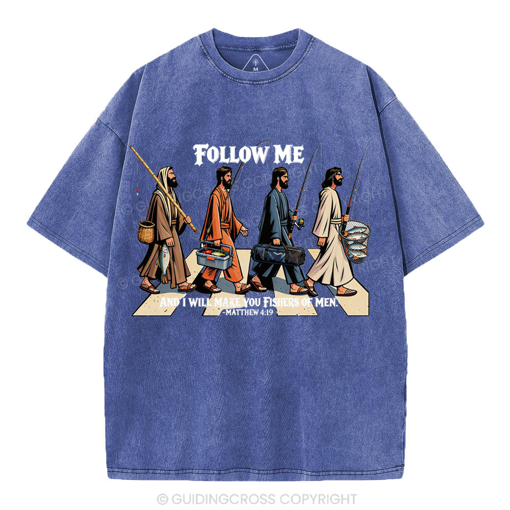 Fishers Of Men Christian Washed T-Shirt