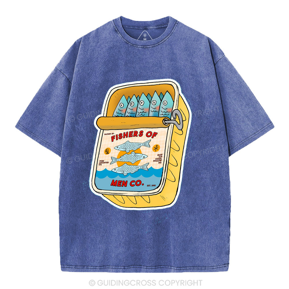 Fishers Of Men Christian Washed T-Shirt