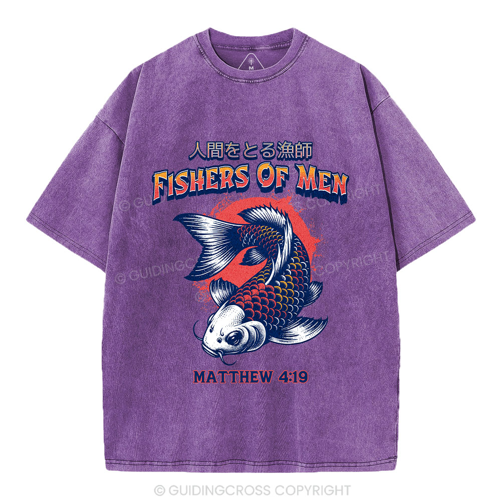 Fishers Of Men Christian Washed T-Shirt