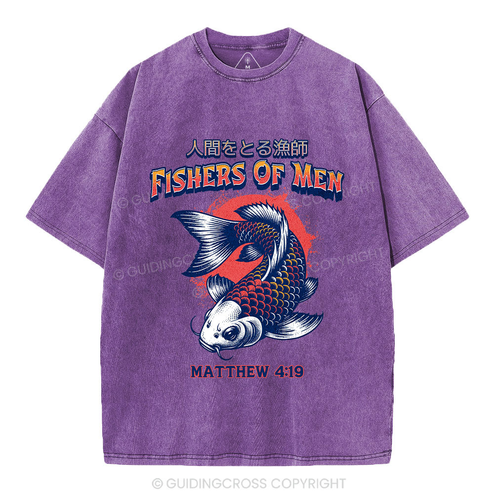 Fishers Of Men Christian Washed T-Shirt