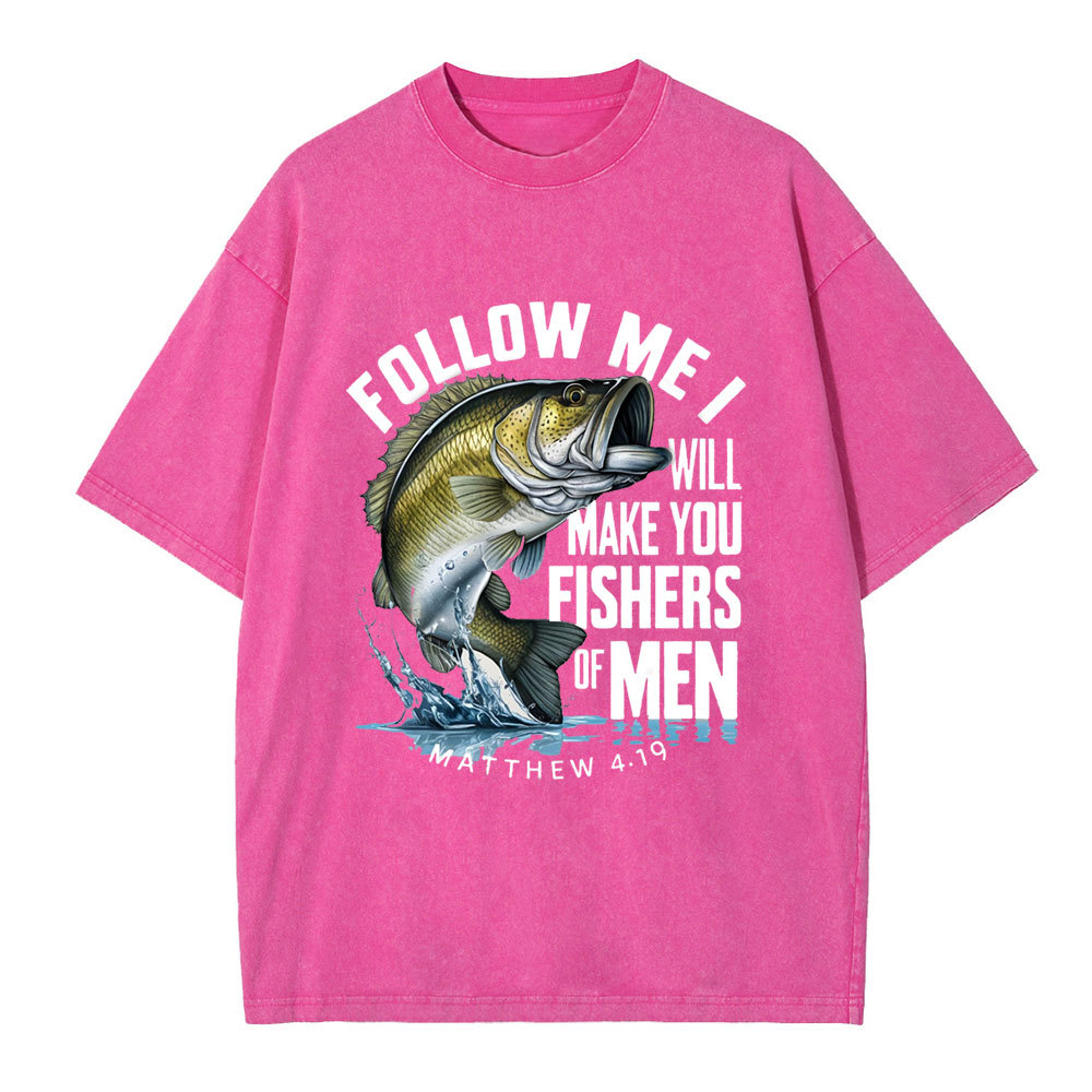 Fishers Of Men Christian Washed T-Shirt