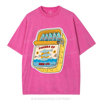 Fishers Of Men Christian Washed T-Shirt