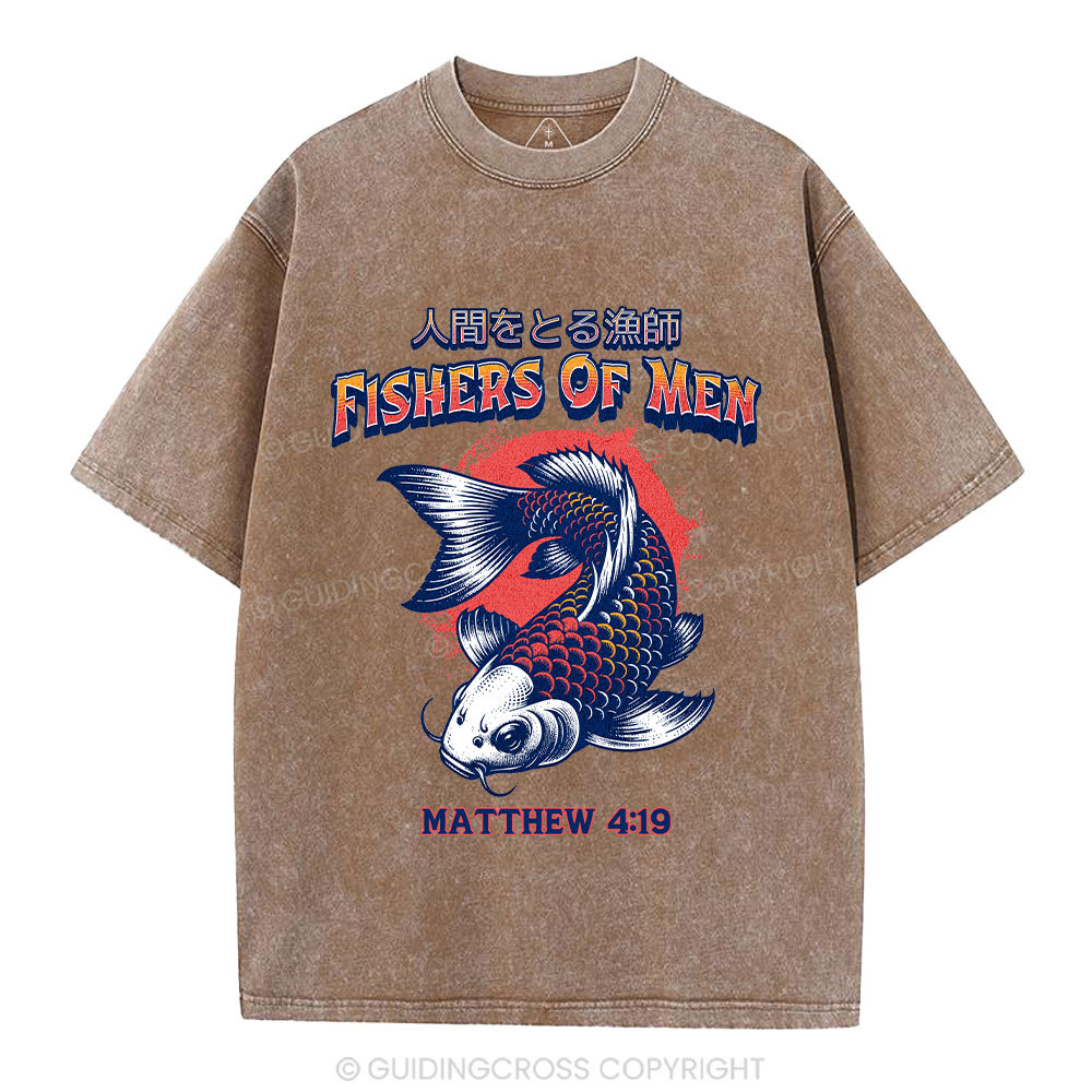Fishers Of Men Christian Washed T-Shirt