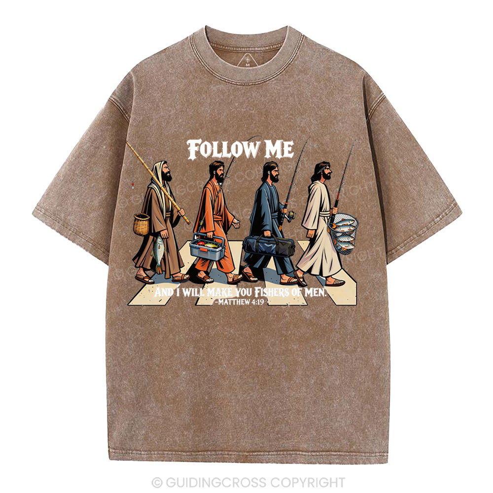 Fishers Of Men Christian Washed T-Shirt
