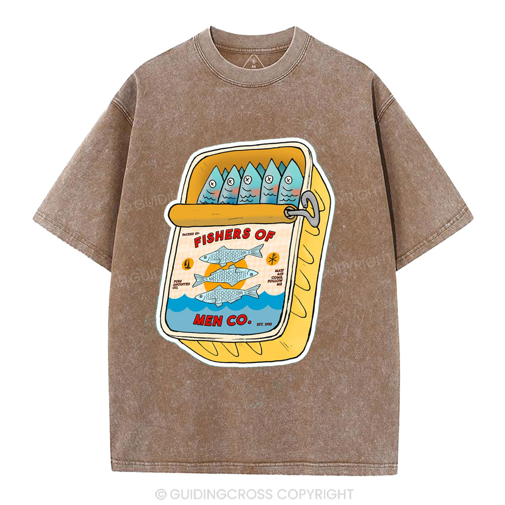 Fishers Of Men Christian Washed T-Shirt