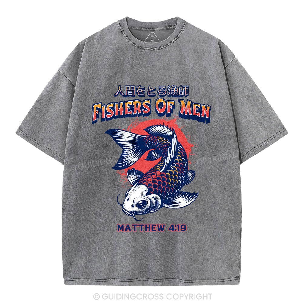 Fishers Of Men Christian Washed T-Shirt