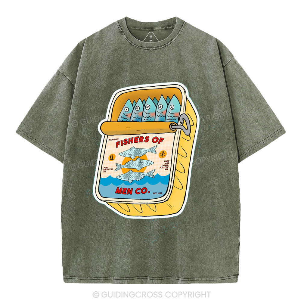 Fishers Of Men Christian Washed T-Shirt