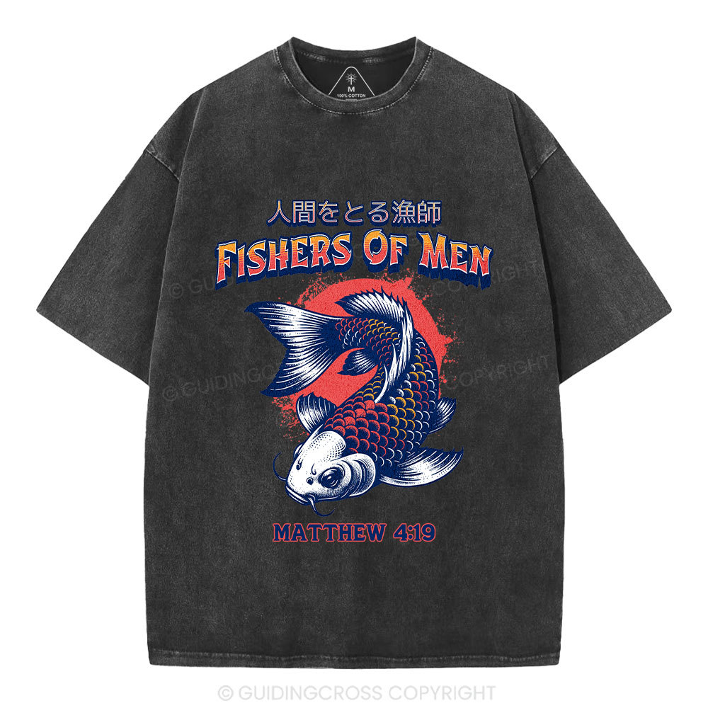 Fishers Of Men Christian Washed T-Shirt