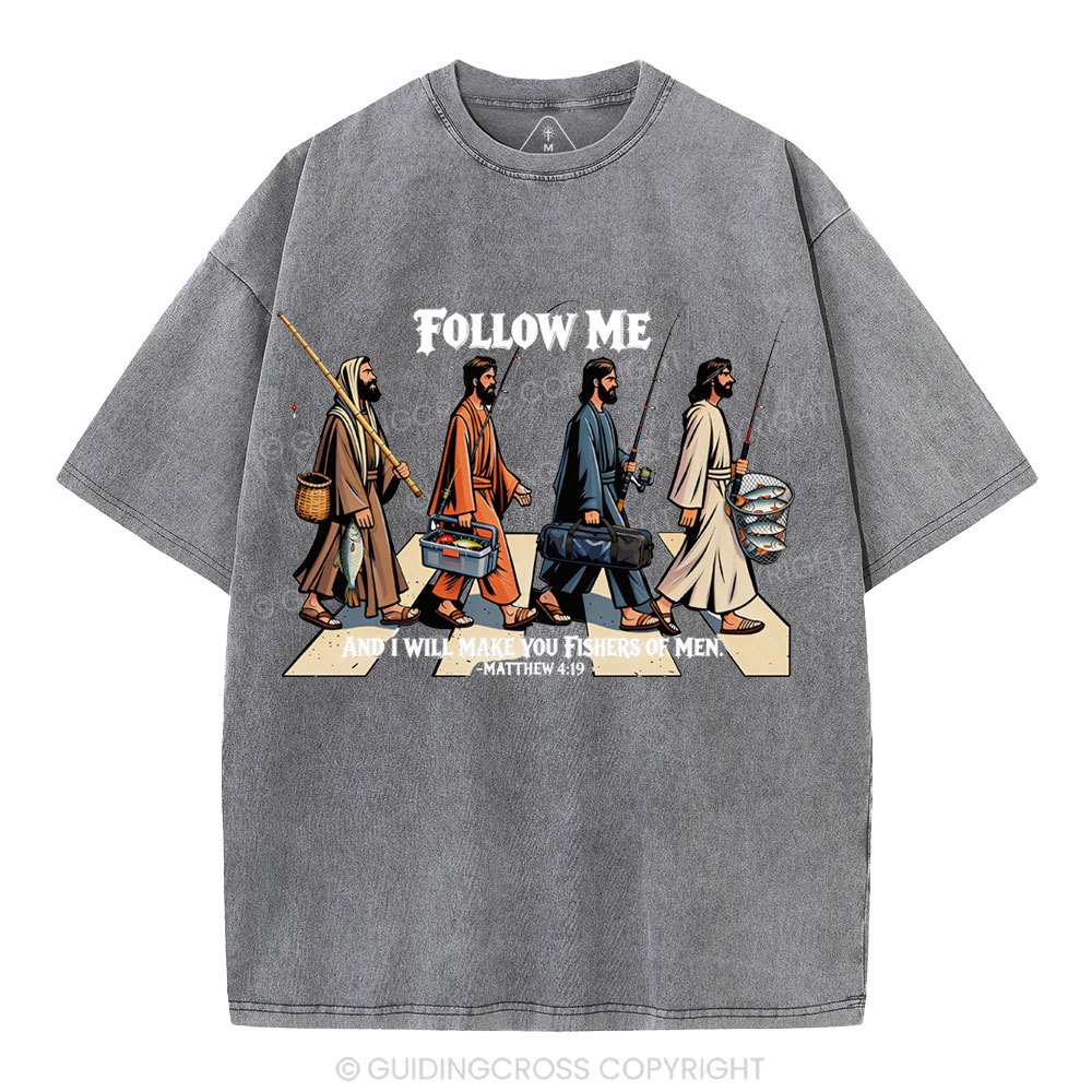 Fishers Of Men Christian Washed T-Shirt