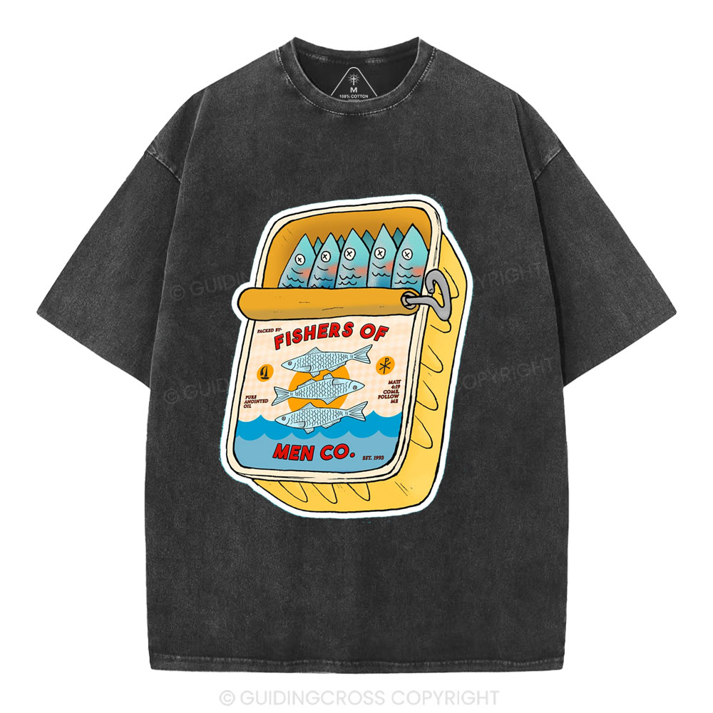 Fishers Of Men Christian Washed T-Shirt