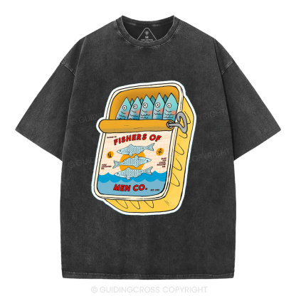 Fishers Of Men Christian Washed T-Shirt