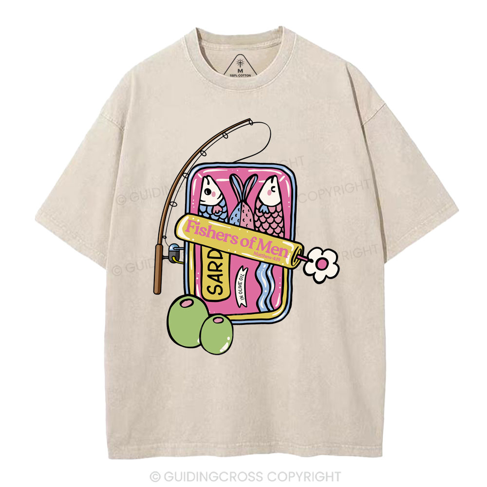 Fishers Of Men Christian Washed T-Shirt