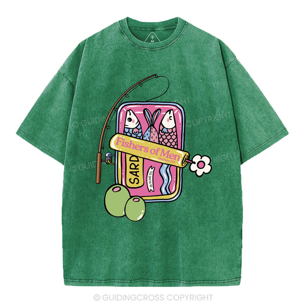 Fishers Of Men Christian Washed T-Shirt