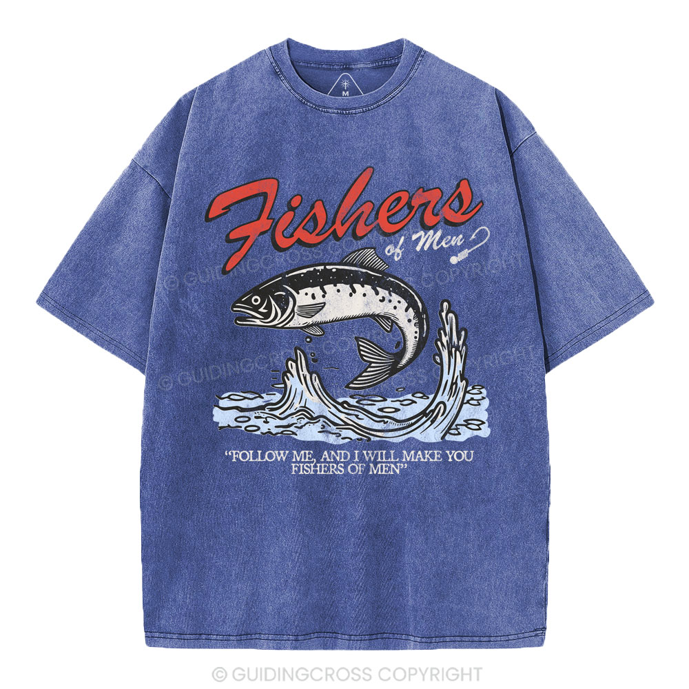 Fishers Of Men Christian Washed T-Shirt