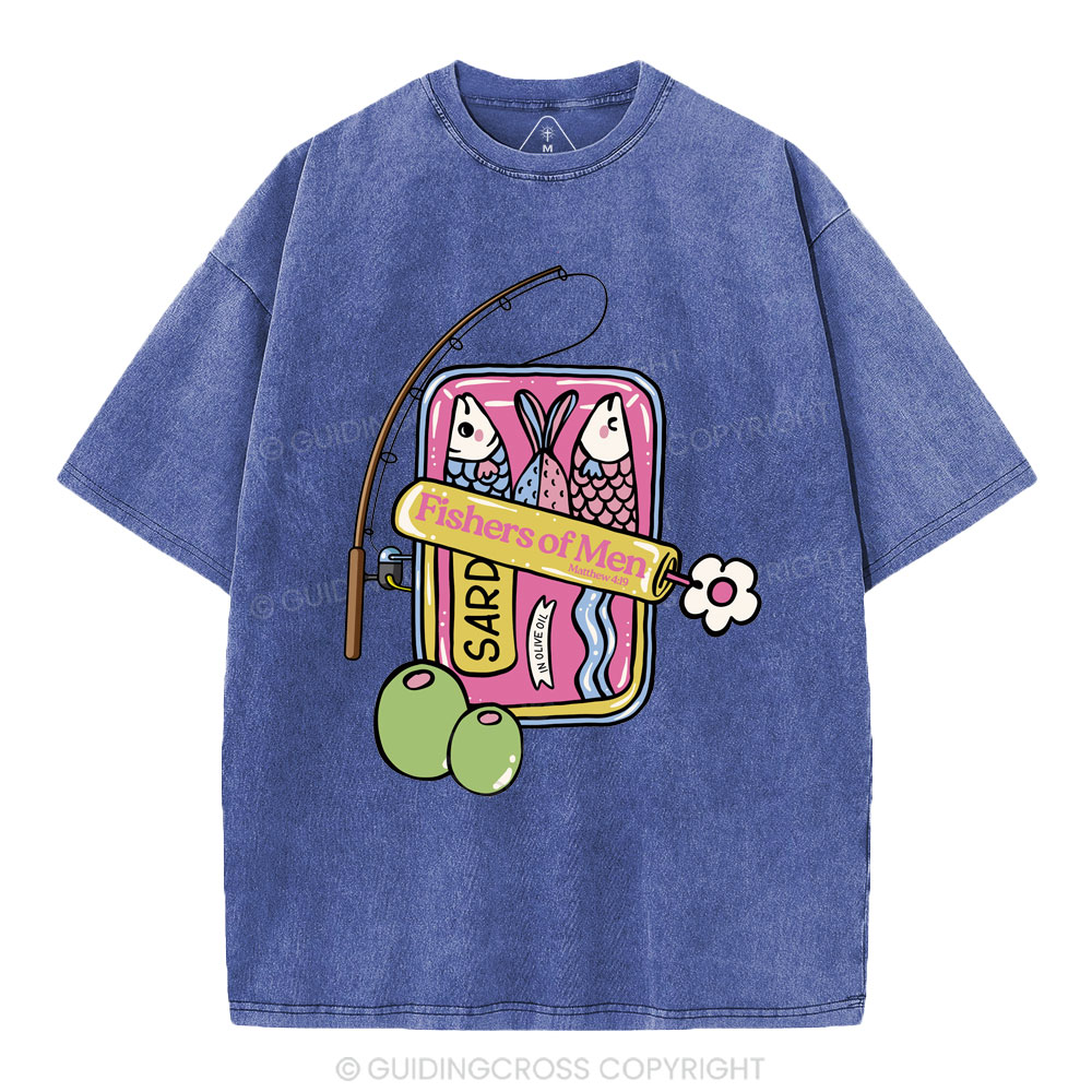 Fishers Of Men Christian Washed T-Shirt