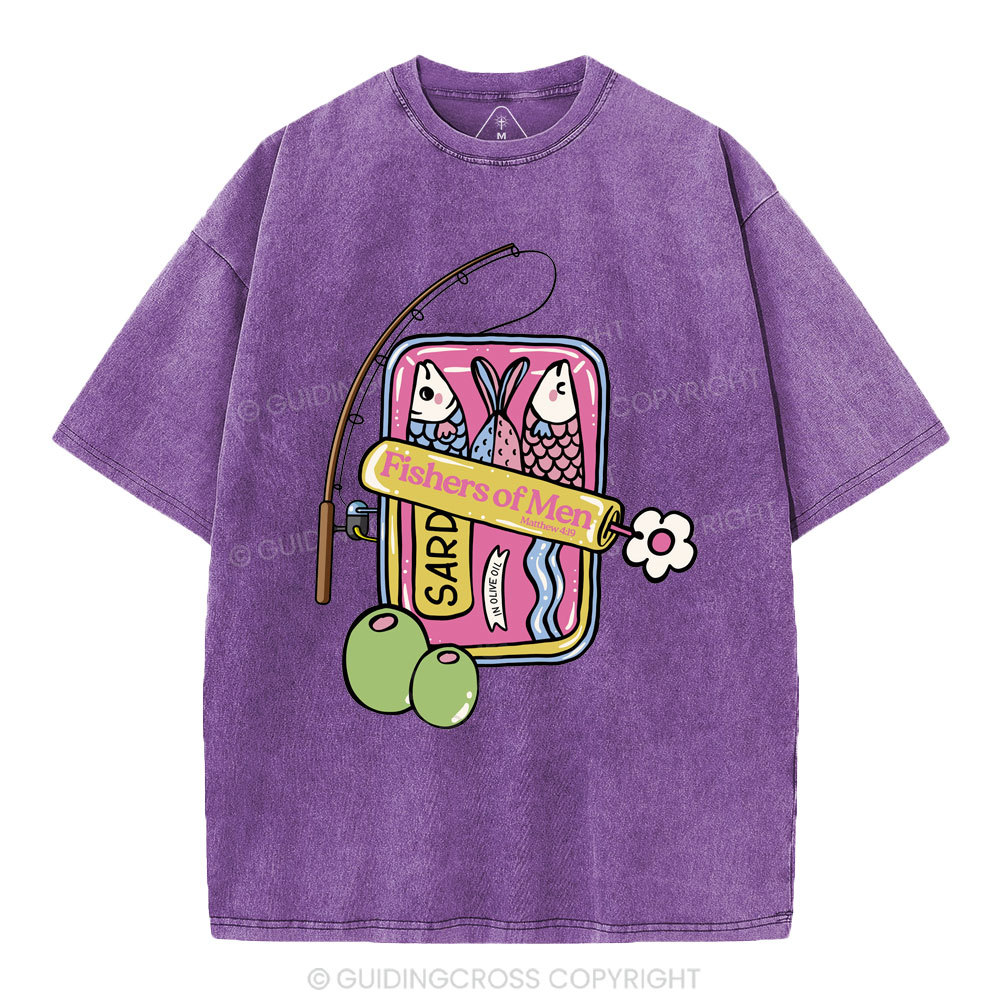 Fishers Of Men Christian Washed T-Shirt