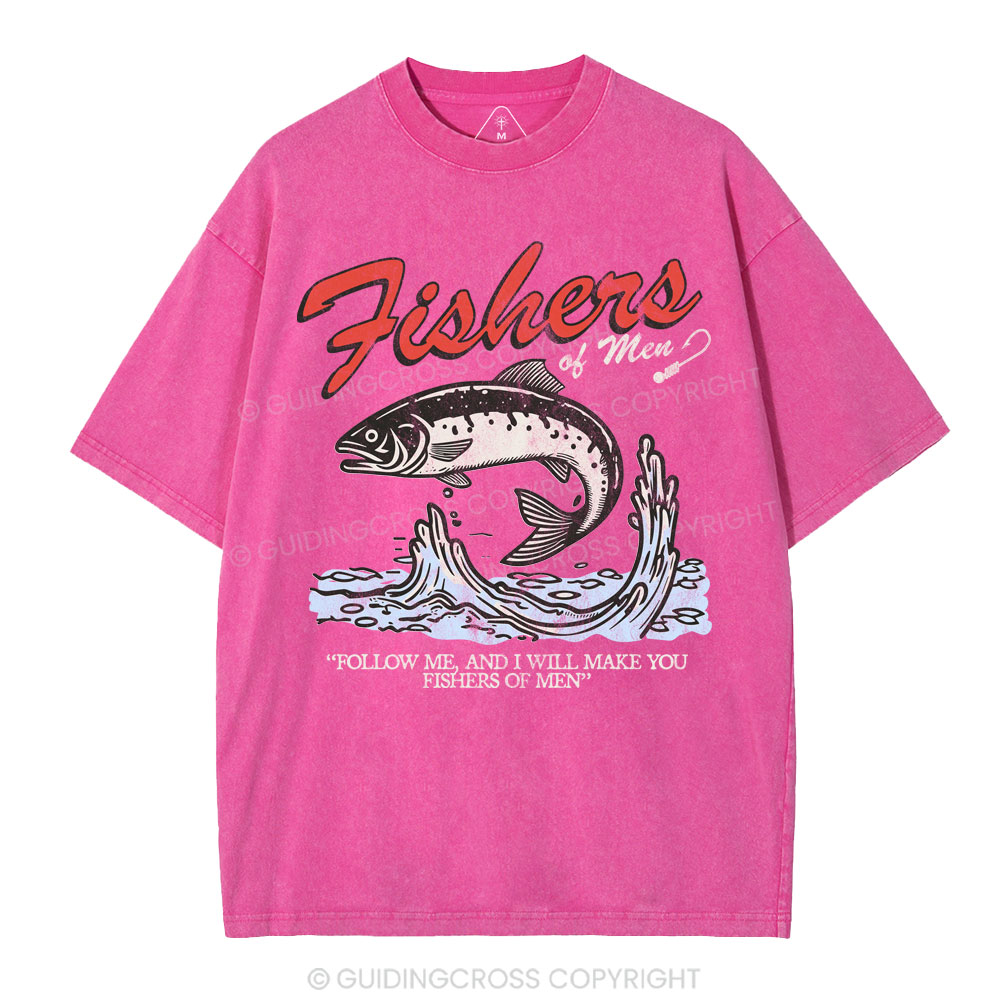 Fishers Of Men Christian Washed T-Shirt