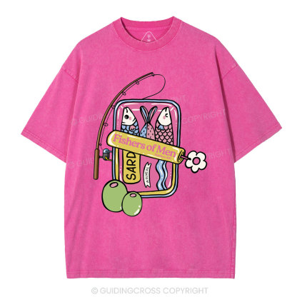 Fishers Of Men Christian Washed T-Shirt