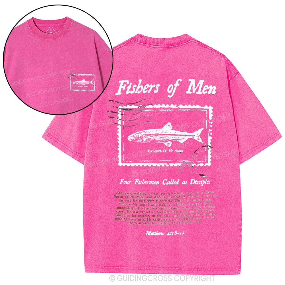 Fishers Of Men Christian Washed T-Shirt