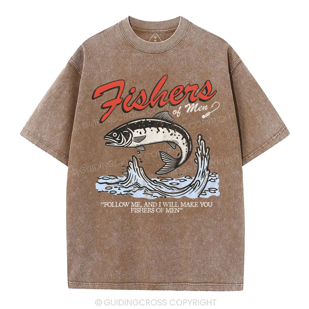 Fishers Of Men Christian Washed T-Shirt