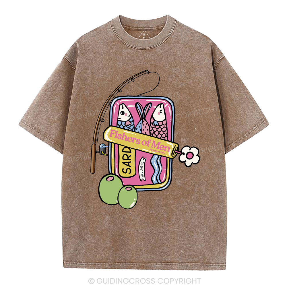 Fishers Of Men Christian Washed T-Shirt