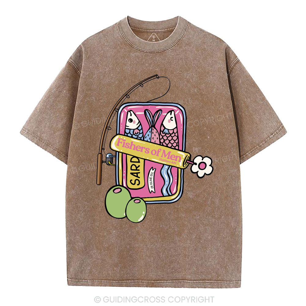 Fishers Of Men Christian Washed T-Shirt