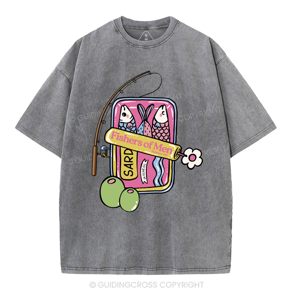 Fishers Of Men Christian Washed T-Shirt