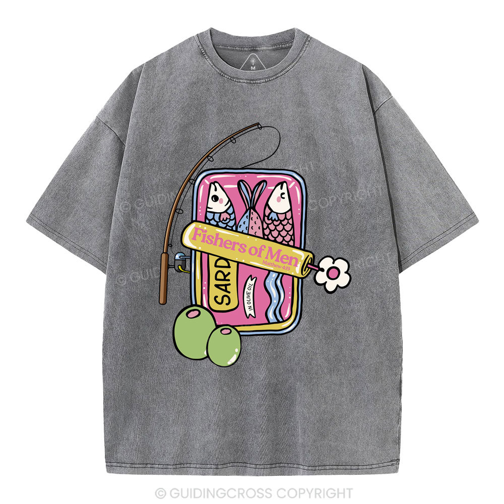 Fishers Of Men Christian Washed T-Shirt