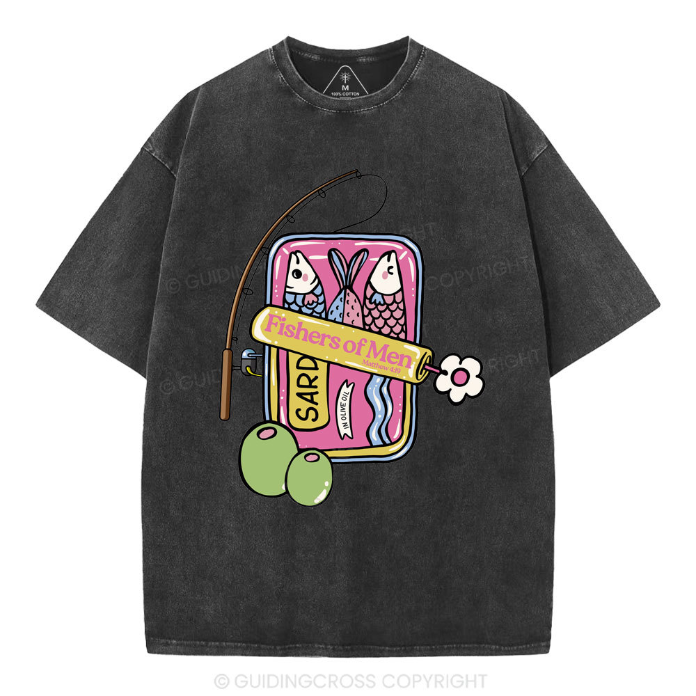 Fishers Of Men Christian Washed T-Shirt