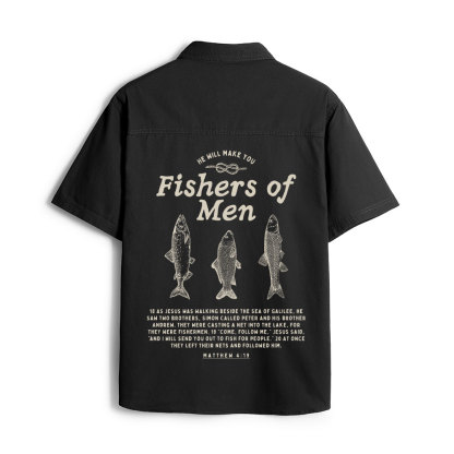 Fishers Of Men Christian Work Shirt 