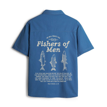 Fishers Of Men Christian Work Shirt 