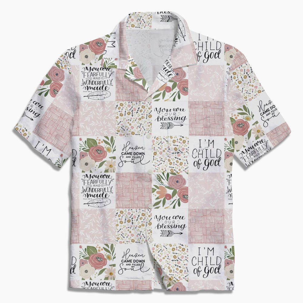 Floral Bible Verse Christian Hawaiian Shirt