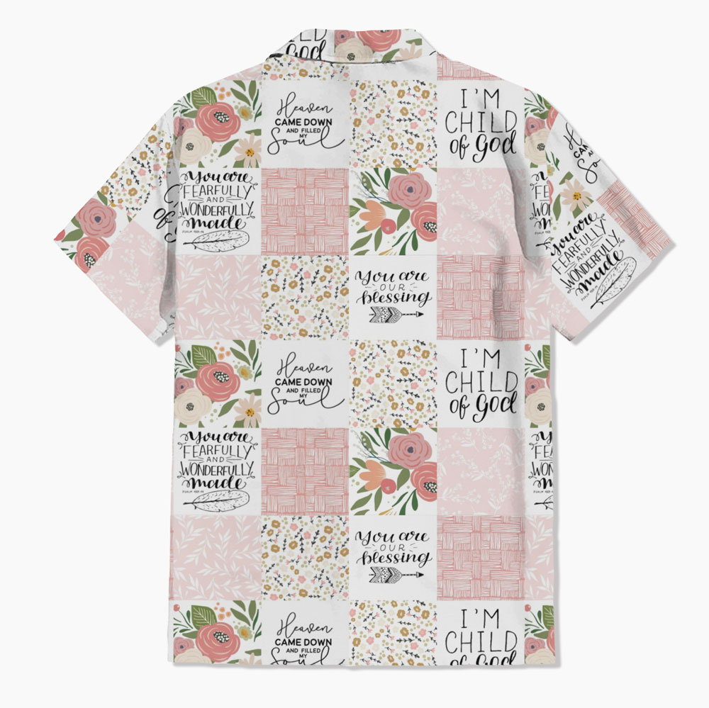 Floral Bible Verse Christian Hawaiian Shirt