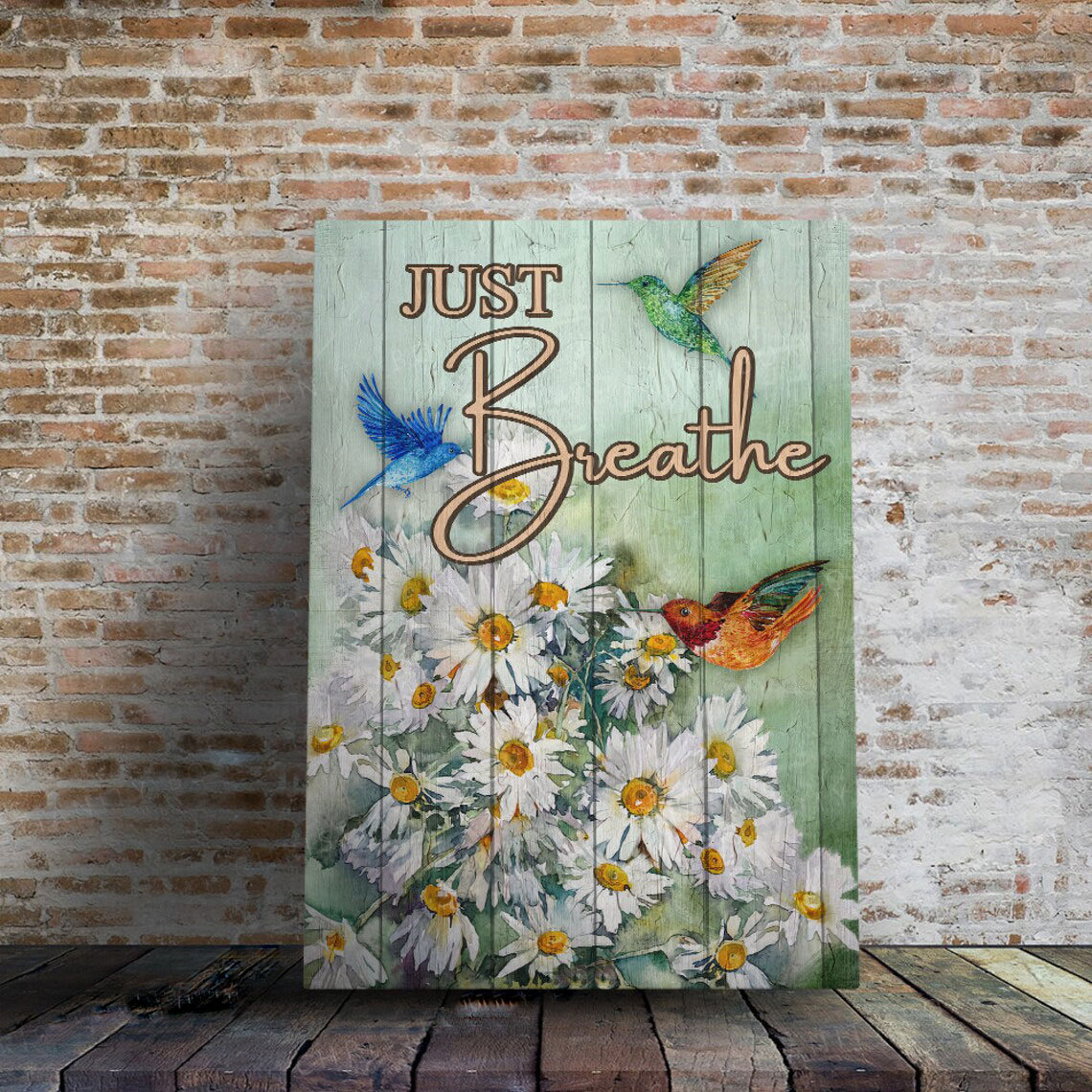 Flower And Birds Painting Christian Wall Art
