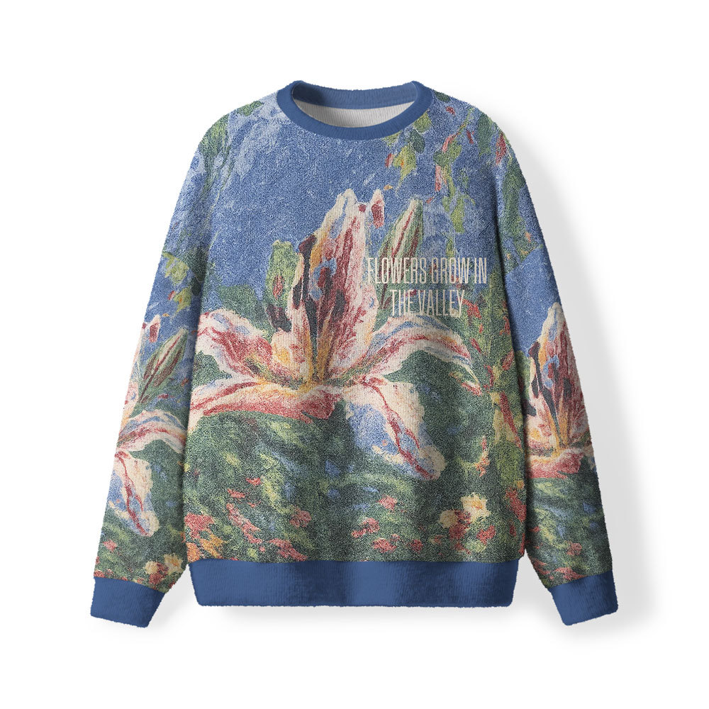 Flowers Grow In The Valley Christian Lightweight Sweater