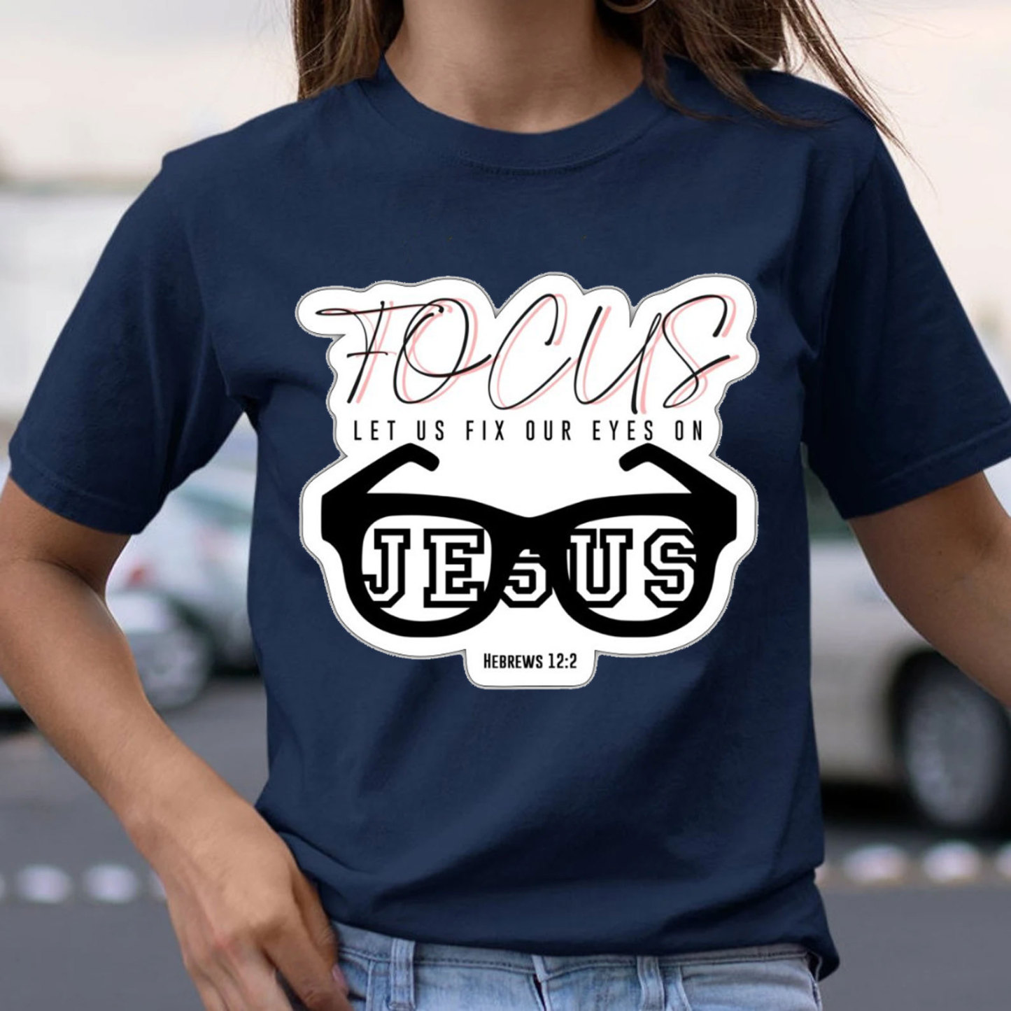 Focus On Jesus Christian T-Shirt