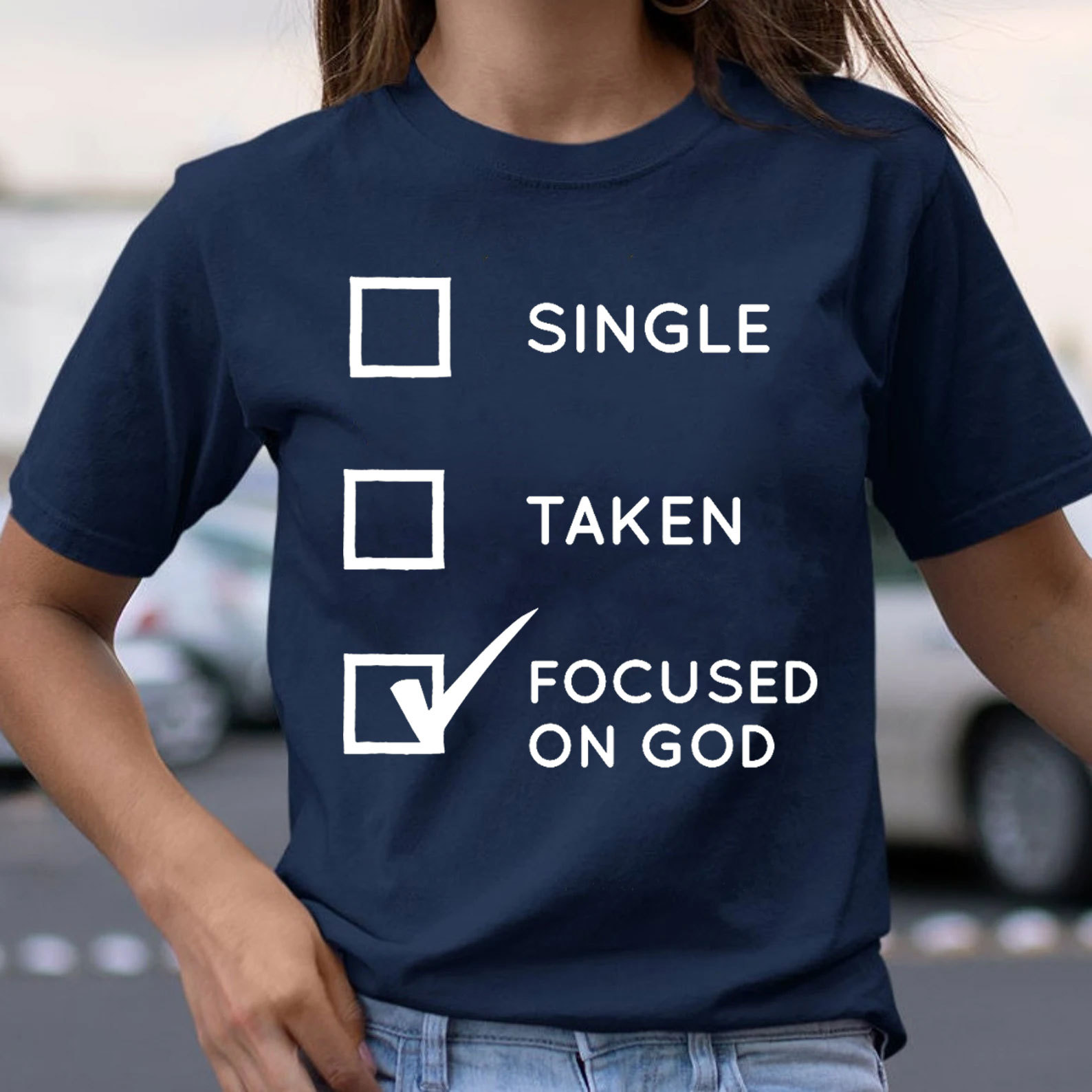 Focused On God Christian T-Shirt