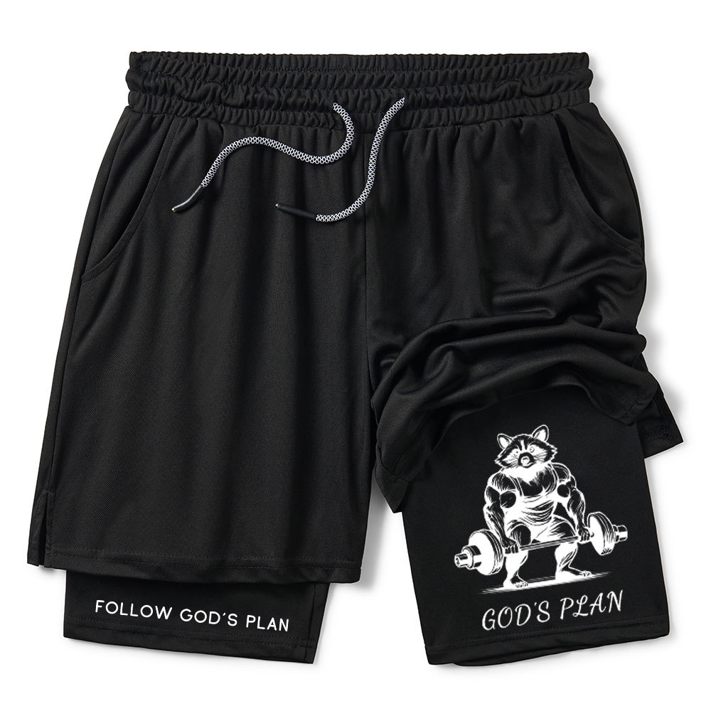 Follow God's Plan Christian Performance Shorts