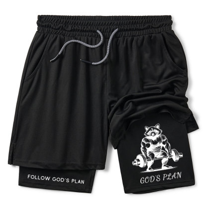 Follow God's Plan Christian Performance Shorts