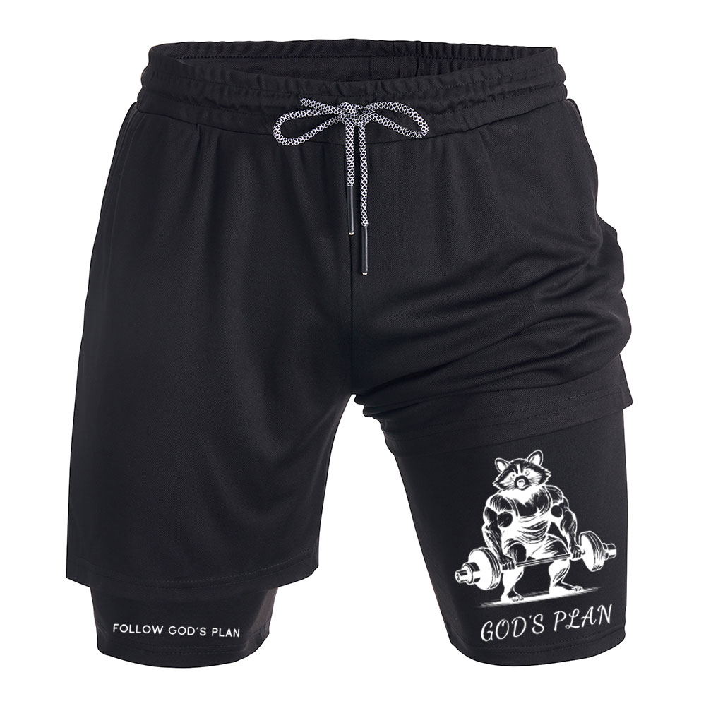 Follow God's Plan Christian Performance Shorts