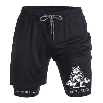 Follow God's Plan Christian Performance Shorts
