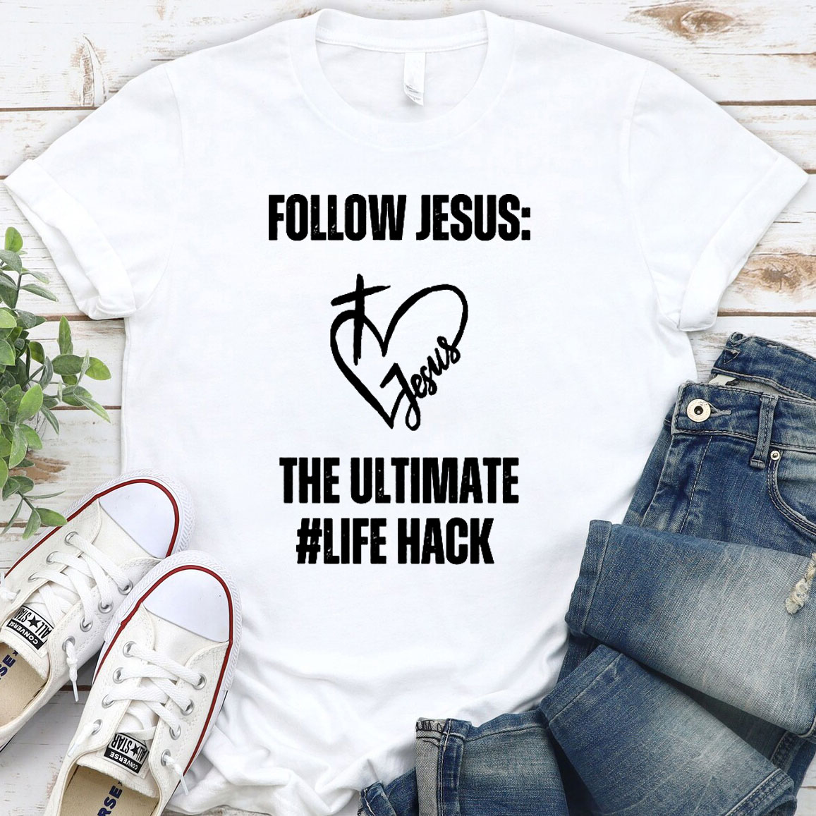 Follow Jesus Christian T-Shirt