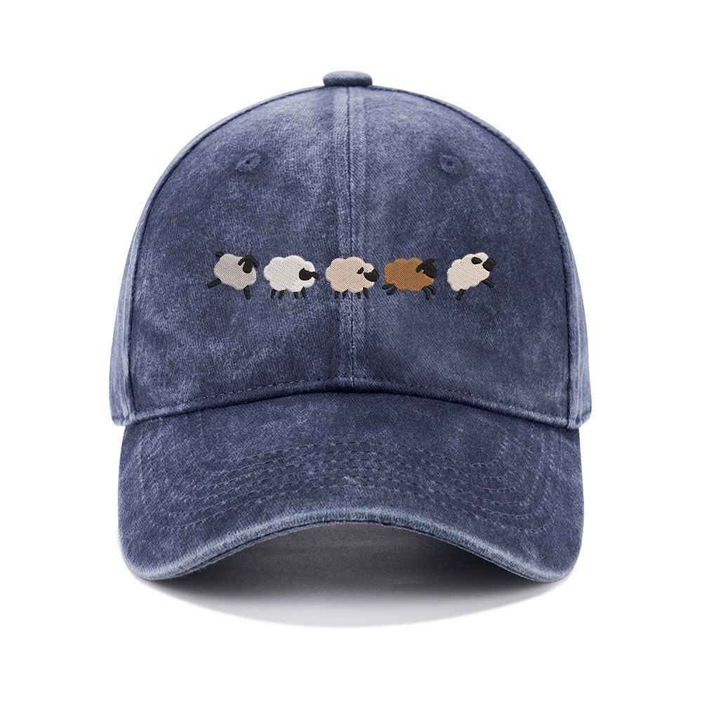 Follow Jesus Christian Washed Hat