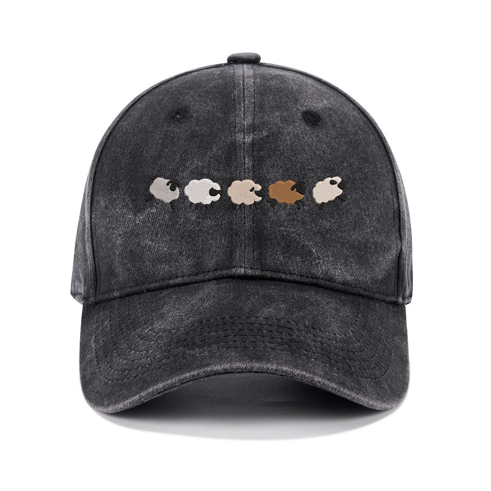 Follow Jesus Christian Washed Hat